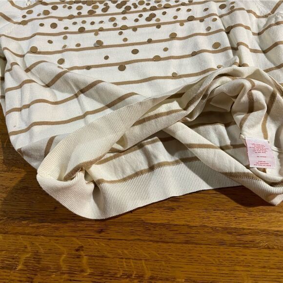 Ruby Rd Women’s White and Gold Top XL - Picture 7 of 11